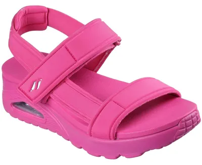 Produktbild von Skechers Uno - Fun Stand Damen Fashion-Sandale mit Absatz Hot Pink, 119814-HTPK