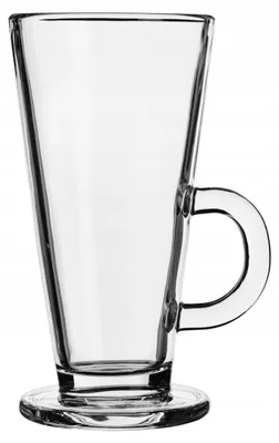Produktbild von Kadax Glas mit Henkel 260ml für Latte Macchiato und Desserts