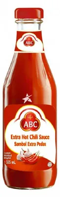 Image de Sauce chili Sambal Asli ABC, extra forte, 335 ml