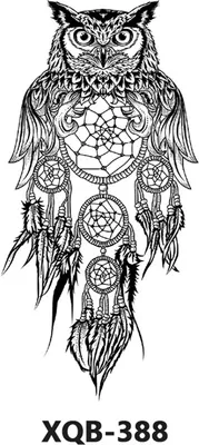Produktbild von INF Temporärer Tattoo-Aufkleber mit schwarzem Tierblumenarm - wasserdicht und langlebig
