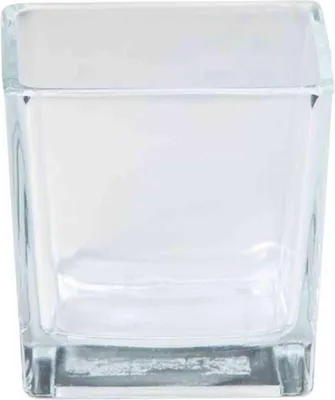 Produktbild von INNA-GLAS Kerzenglas Glas, klar, 8x8x8cm - Teelichthalter