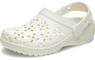 Produktbild von Crocs Uni Kinder Classic Floral Cut Out Clog T Clog, Chalk, 25/26 EU