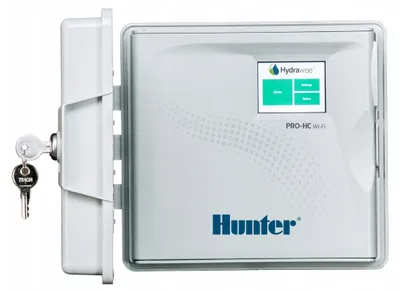 Zdjęcie produktu dla Hunter Sterownik Nawadniania WiFi PHC-2401-E | 24 Sekcje | Zewnętrzny PRO