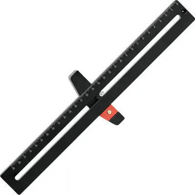 Produktbild von 290 mm Aluminiumlegierung Kreislineal für Holzbearbeitung, multifunktionales Messwerkzeug für Schreiner, Anreißlehre, Zeichenkreiswerkzeug