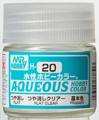 Produktbild von Mr Hobby - Gunze H-020 - Aqueous Hobby Colors (10 ml) Flat Clear