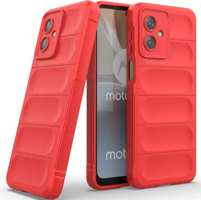 Image de Etui pour Motorola Moto G54 Soft TPU Silicone Shockproof Protective Case Rouge