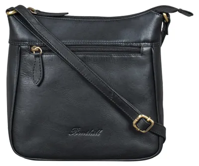 Produktbild von Benthill Umhängetasche Damen Echt Leder | Damen Schultertasche Leder | Schmale Vintage Damen Handtasche