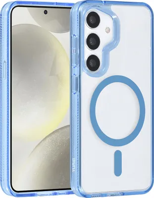 Produktbild von TUNIQ Galaxy S24 Back cover case - Magsafe silicone - Blue