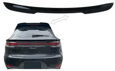 Produktbild von Spoiler Flügel Dachspoiler für Porsche Macan 2014–2021 Glänzend Schwarz.