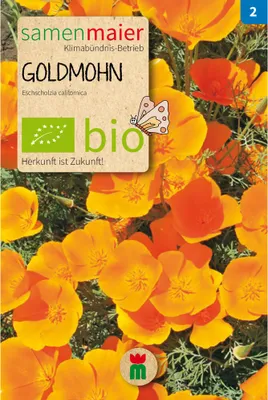 Produktbild von Goldmohn orange - Saatgut für zirka 70 Pflanzen