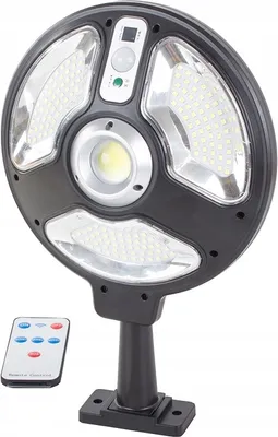 Zdjęcie produktu dla Lampa solarna 150 led z czujnikiem ruchu zmierzchu