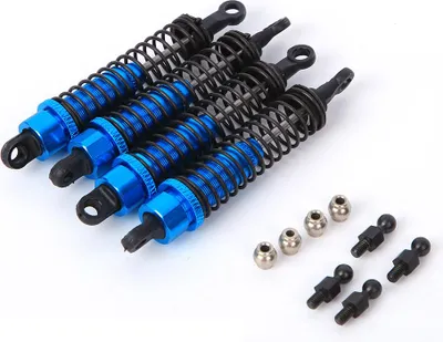 Immagine prodotto di Ammortizzatori anteriori e posteriori per auto RC da 80 mm, accessori per RGT 136100 1/10blue 68126B