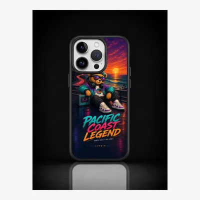 Produktbild von iPhone 14 Pro Hülle Handyhülle Schutzhülle Case mit Pazifikküste Motiv – LUNØIR ©