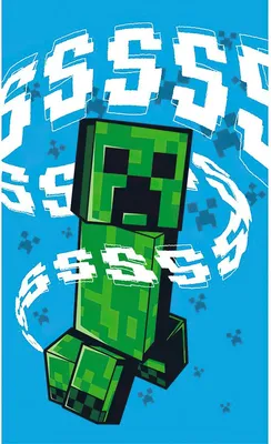 Obrázek produktu pro Dětský ručník Minecraft Creeper Explode 30x50 cm - bavlna