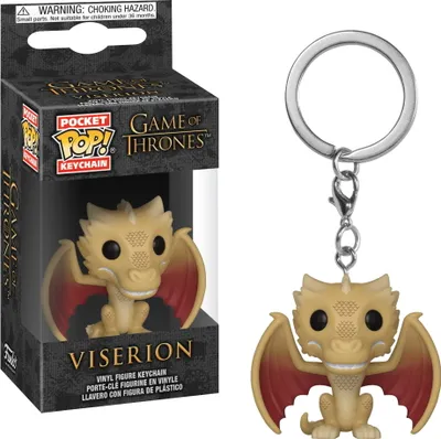 Produktbild von Game Of Thrones - Viserion - Schlüsselanhänger Funko Pocket POP! Keychain
