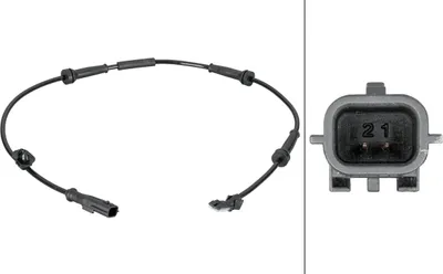Produktbild von HELLA ABS Sensor Raddrehzahl für RENAULT KANGOO Express (FW0/1) 6PU 012 806-681