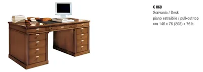 Image de Bureaux Meubles italiens Bureau Tables en bois Bureau secrétaire
