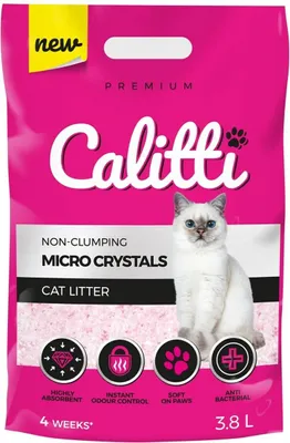 Produktbild von Calitti Micro Crystals Plastik Katzenarena 3.8 L