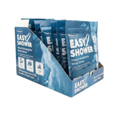 Produktbild von Easy2Shower Wasch Handschuhe Vorteilspack