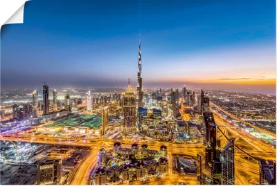 Produktbild von ARTland Poster Dubai IV Größe: 120x80 cm