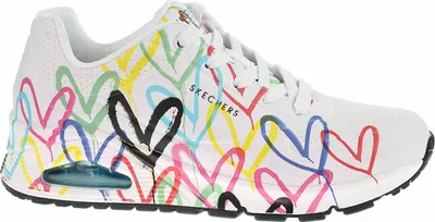 Produktbild von Skechers 155507 Uno Spread - Damen Schuhe Sneaker - WMLT-Weiß, Größe:39 EU