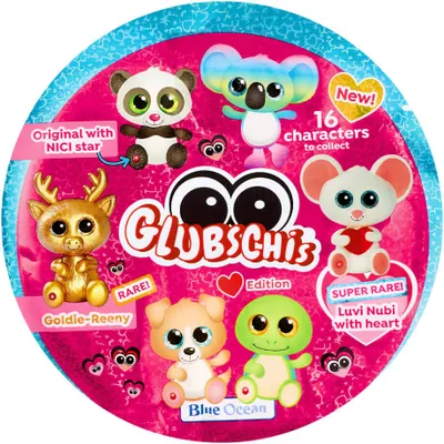 Produktbild von Blue Ocean Glubschis Sammelfiguren Herz Serie 2 - Glubschi Glitzer Figur - 1 Tüte