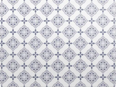 Obrázek produktu pro Geometrický Květ– Ochranná podložka na podlahu – Podložka pod židli – 120x90 cm – Protiskluzová podložka na tvrdé podlahy