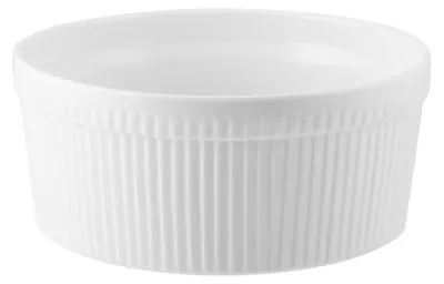 Produktbild von HABI A0326 Auflaufform aus Porzellan, 20 x 9 cm, weiß