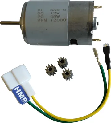 Produktbild von Elektromotor DL 550-C 12V 45W 12000 U/min. für Kinderfahrzeuge Kinderauto