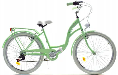 Zdjęcie produktu dla Rower Dallas City 26" 7spd - miętowy z białym