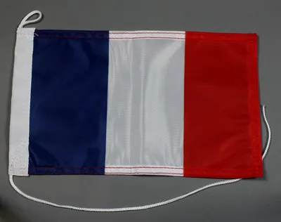Produktbild von Bootsflagge : Frankreich 30x20 cm Motorradflagge