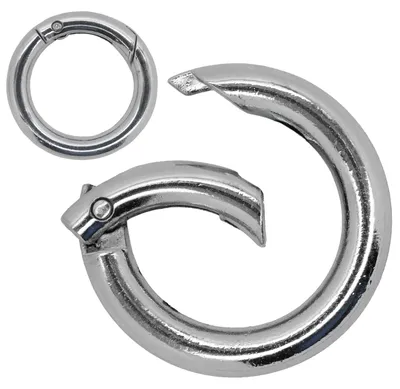 1 Ring Karabiner Innen-Ø18mm silber