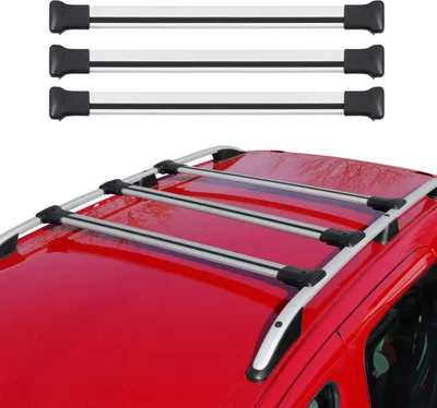 Obrázok produktu pre Strešný nosič Batožinový nosič pre VW Transporter T5 Caravelle Multivan Aluminium Grey 3x