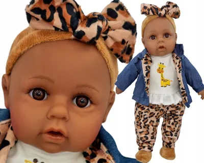 Produktbild von Babypuppe 45 cm spricht und singt auf Polnisch mit realistischem Aussehen + Schnuller