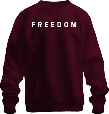 Produktbild von Freedom Charlie Kirk RIP Konservativ Republikaner Turning Point Uni Sweatshirt Pullover, Burgundy, 3XL
