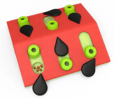 Produktbild von Nina Ottosson Katzenspielzeug Puzzle & Play Melon Madnes