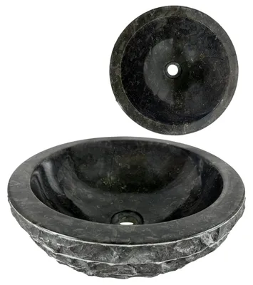 Imagen del producto de Lavabo Lendo Online 40x40x15 cm Redondo de mármol