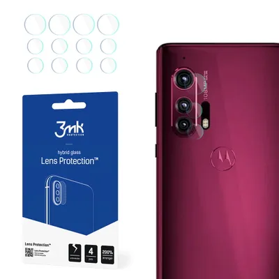 Produktbild von 3mk Hybridglas Lens Protection für Motorola Edge Plus Kamera Objektiv Kameralinse 0,16mm 6H (4 Stück)