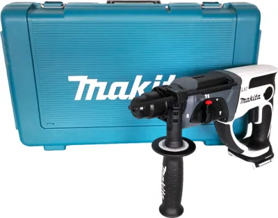 Image de Makita DHR 202 ZKW Marteau perforateur sans fil 18 V 20 mm 2,0 J blanc + coffret - sans batterie, sans chargeur