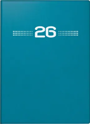 Produktbild von rido/idé Wochenkalender Modell perfect/Technik I, Kunststoff-Einband, petrol 2026