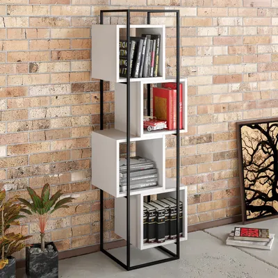 Image de Skye Decor, Prada - Black, White, Bibliothèques, noir, 52 x 160 x 38 cm