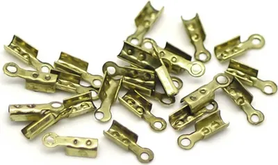Produktbild von 1000 Endkappen 7,5 x 2,5 mm antikmessing-bronze