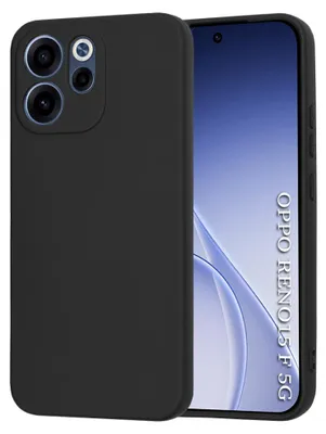 Produktbild von Techsuit - SoftFlex-Silikonhülle für Oppo Reno15 F / Reno15 FS 5G - schwarz
