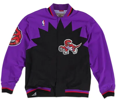 Immagine prodotto di Giacca di riscaldamento originale M&N, Toronto Raptors, stagione 1995-96 - Taglia XL