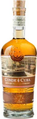Produktbild von Conde de Cuba 7 Ron Artesanal Cubano 38% Vol. 0,7l