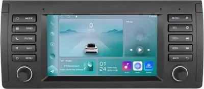Produktbild von Autoradio mit Bluetooth und CarPlay für BMW X5 E53/E39/M5 (1996–2003) – Kompatibel mit Apple und Android – Stereoanlage mit Navigation – Navigationssystem – 1 GB RAM, 32 GB Speicher