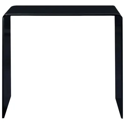 Immagine prodotto di Tavolino da Salotto Nero 50x50x45 cm in Vetro Temperato