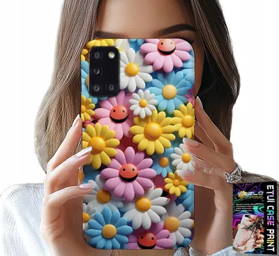 Image de Étui Pour Samsung Galaxy A31 - Étui Fleurs Colorées, Étui Marguerites