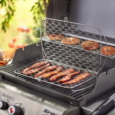 Zdjęcie produktu dla Kosz do grillowania warzyw i mięsa Weber Deluxe ze stali nierdzewnej 406 cm x 254 cm (6471)