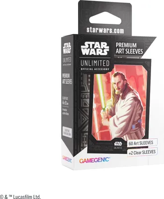 Produktbild von Star Wars: Unlimited Art Sleeves - Qui-Gon Jinn